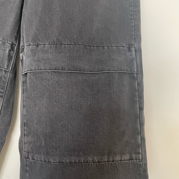 Madewell Charcoal Wide Leg Jeans - Picture 6 of 10